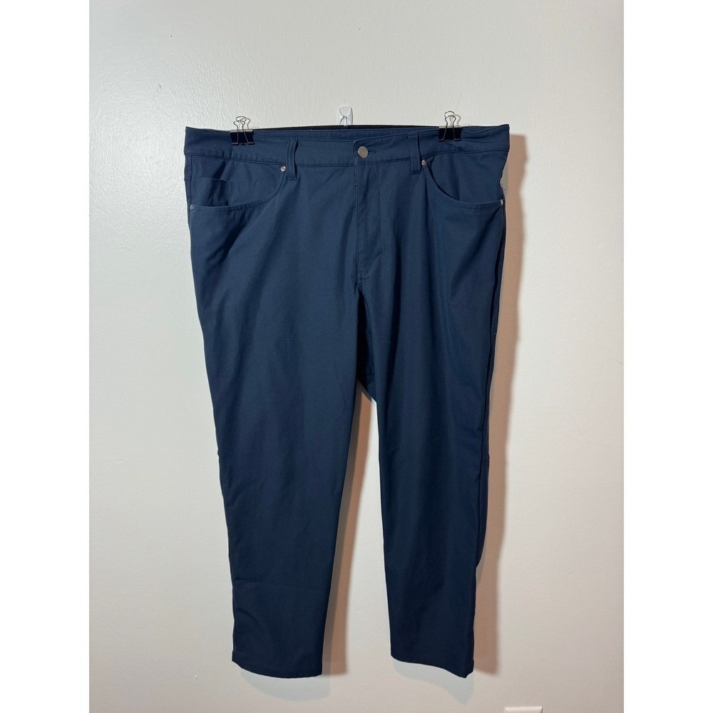 Lululemon Pants Lot Mens 36 Black Gray Blue Excellent Stretch 3 Pair - Picture 5 of 14